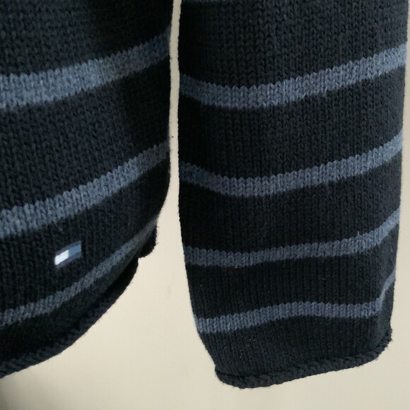 Tommy Hilfiger Oversized Long Sleeve Sweater Men Blue M - Picture 7 of 9